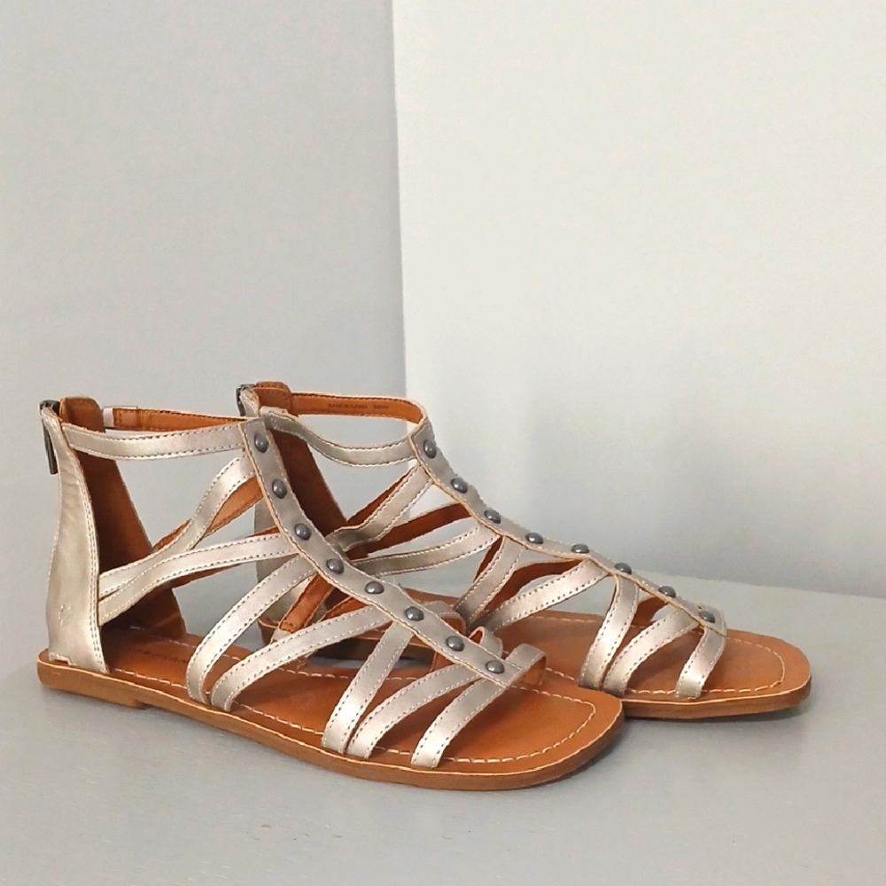 Lucky Brand Metallic Gladiator Sandals